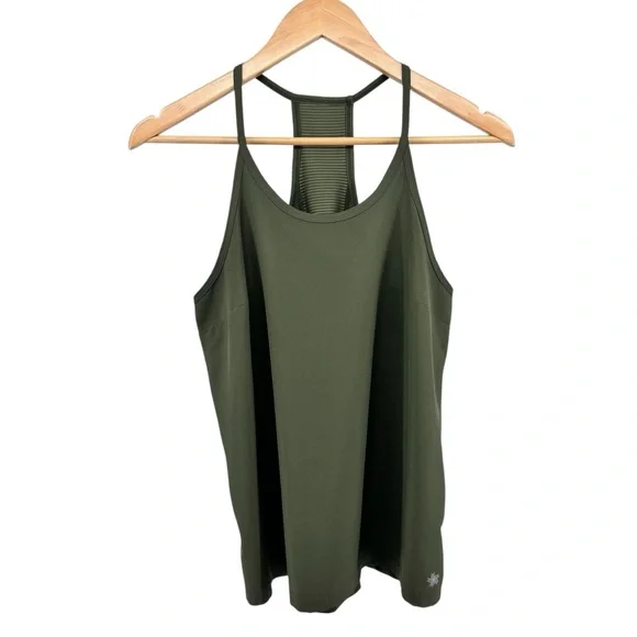 Tek Gear DryTek Bundle (3) Workout Racerback Tank Tops Sz M Black Olive Mint - Picture 13 of 16